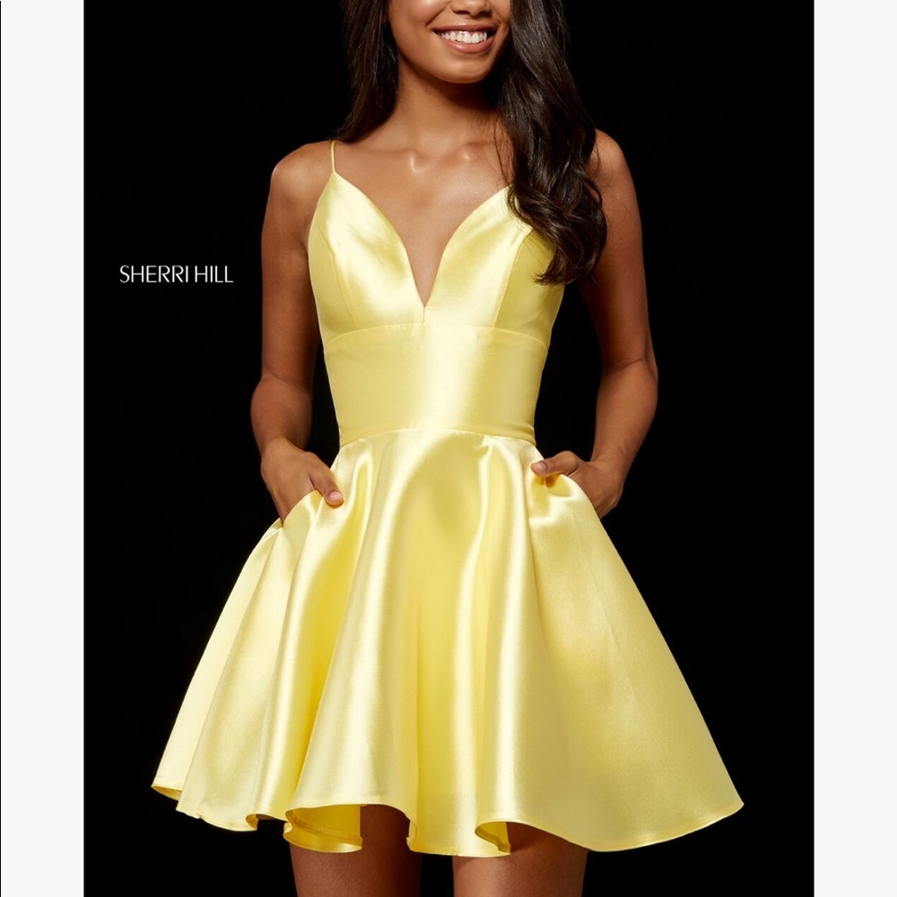 Sherri Hill 52379 Yellow